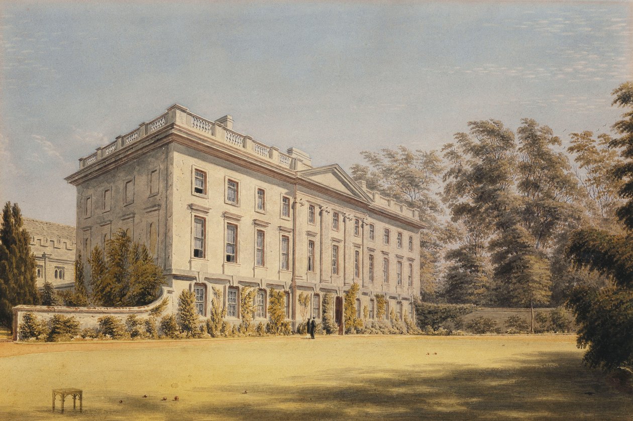 Kolegium Bożego Ciała, Oksford, autorstwa Joseph Mallord William Turner