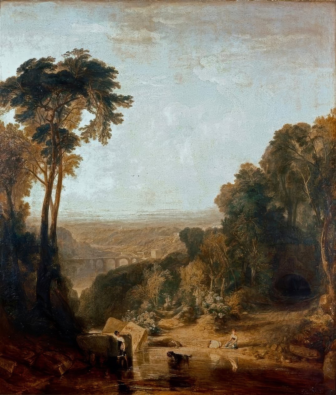 Przeprawa przez potok autorstwa Joseph Mallord William Turner