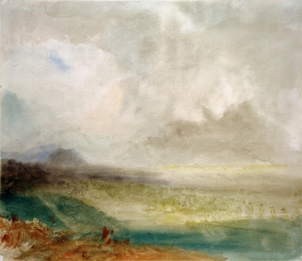 Dolina Rodanu w pobliżu Sion autorstwa Joseph Mallord William Turner