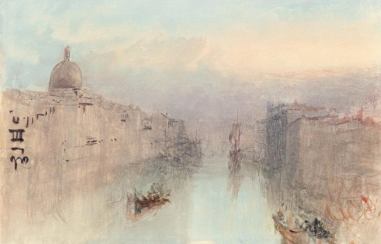 Canal Grande i San Simeone Piccolo autorstwa Joseph Mallord William Turner
