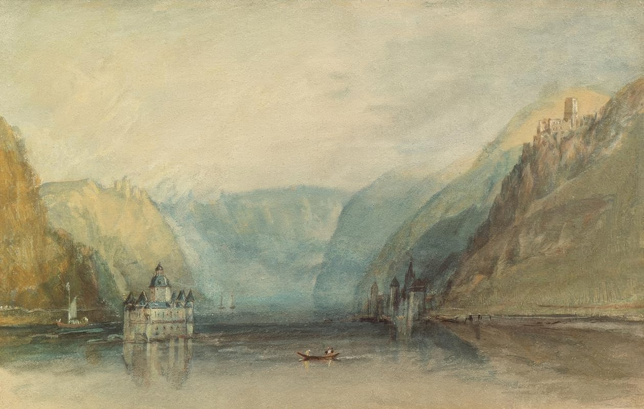 Palatynat w pobliżu Kaub autorstwa Joseph Mallord William Turner