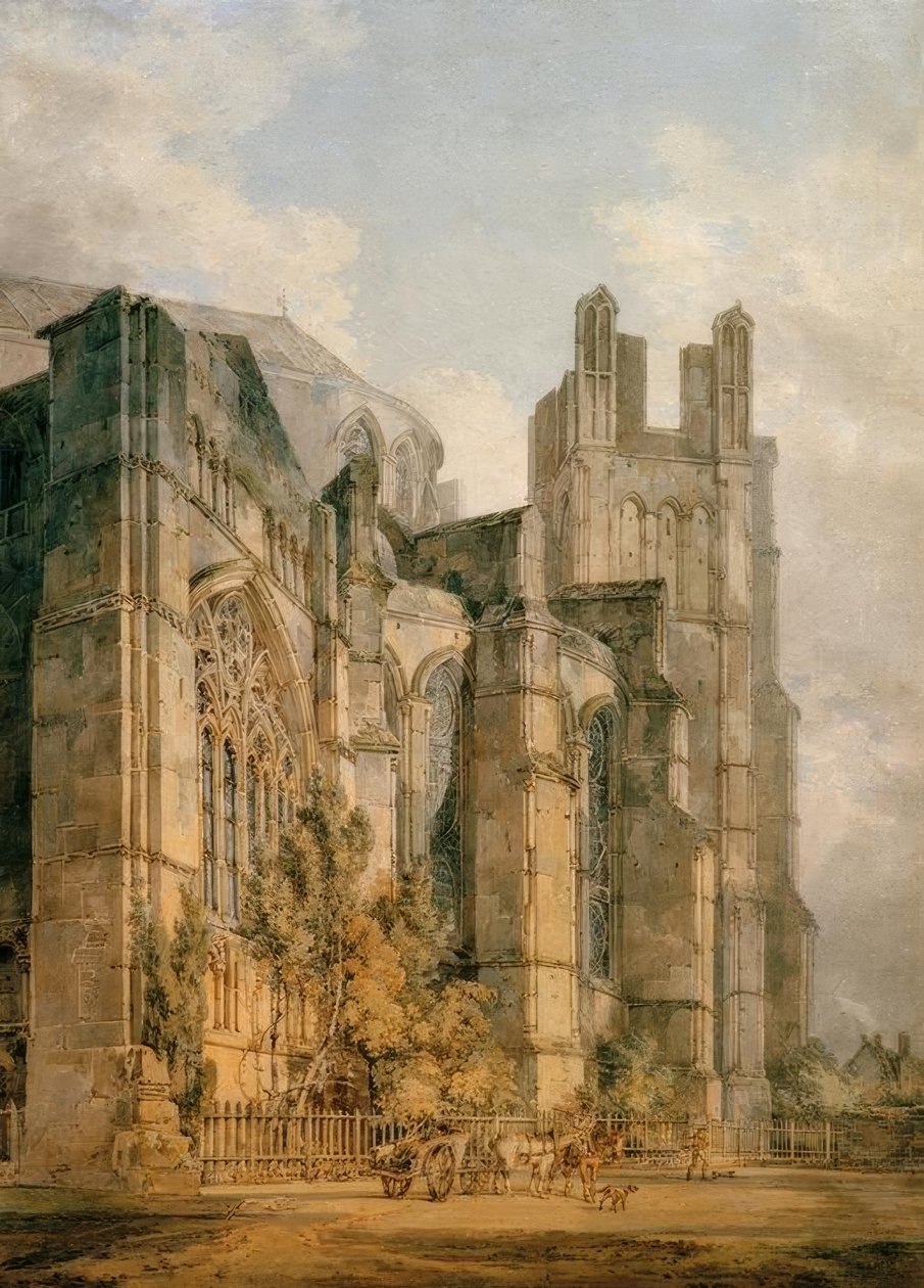 Kaplica św. Anzelma w katedrze w Canterbury i autorstwa Joseph Mallord William Turner