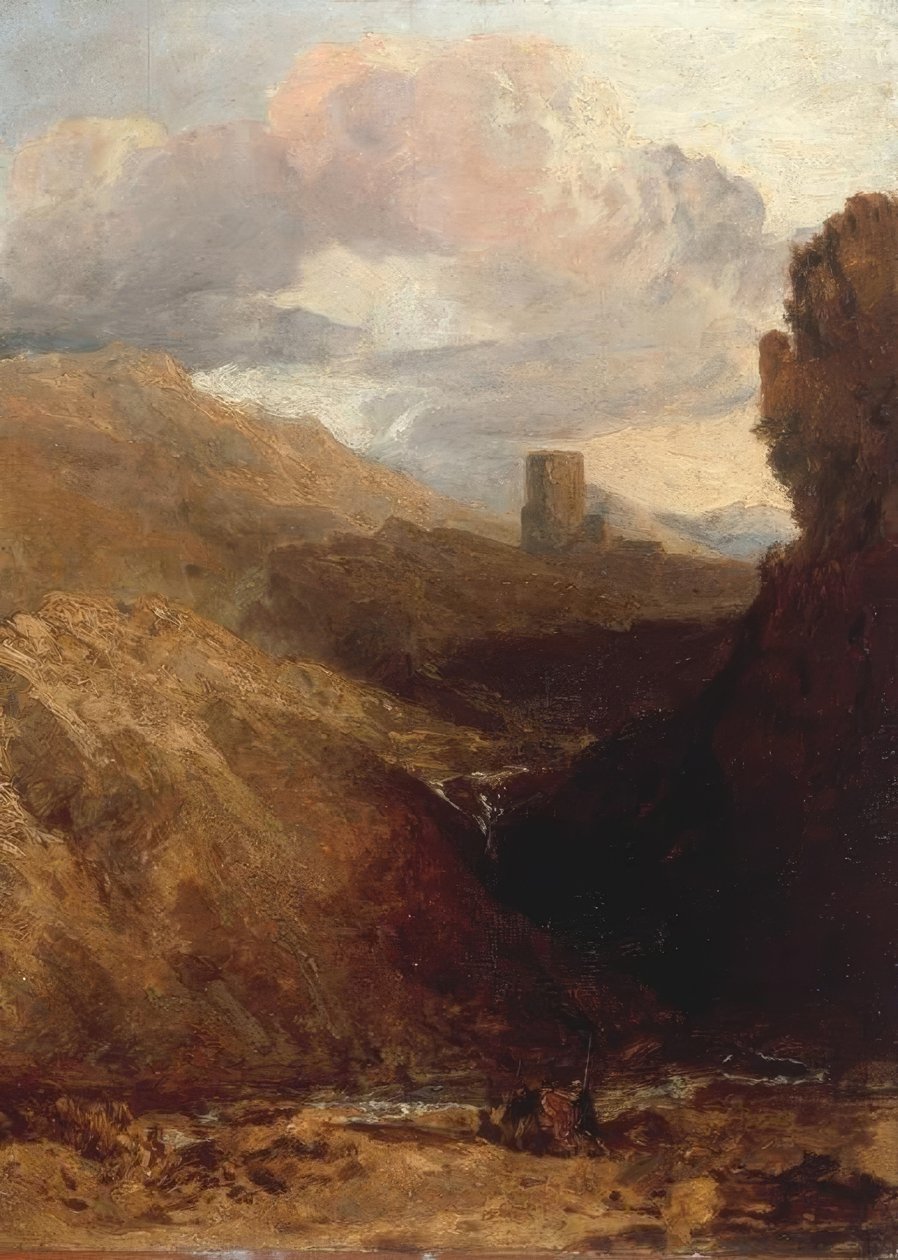 Zamek Dolbadarn autorstwa Joseph Mallord William Turner