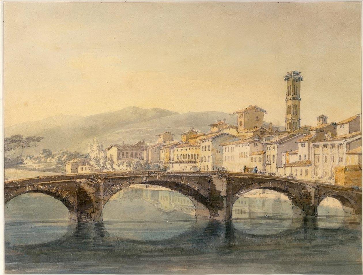 Florencja z Arno autorstwa Joseph Mallord William Turner