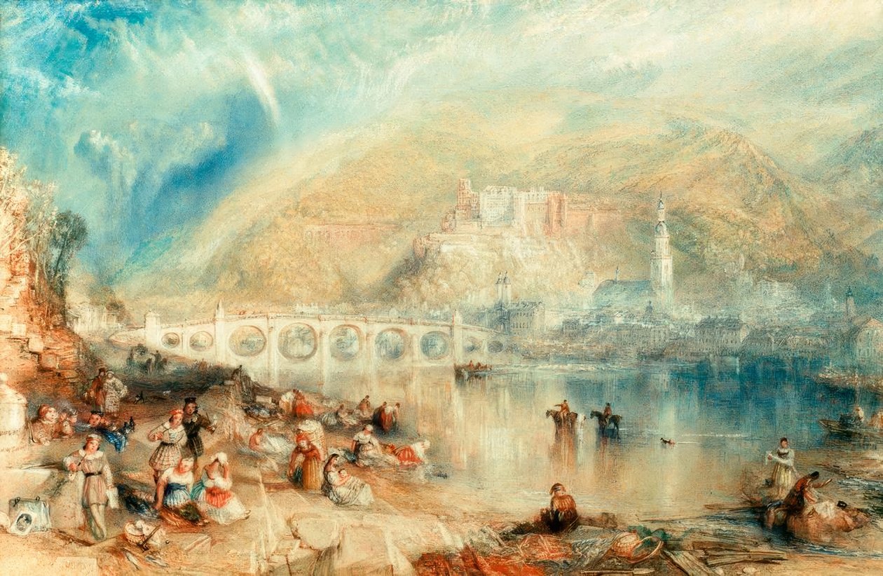 Heidelberg z tęczą autorstwa Joseph Mallord William Turner