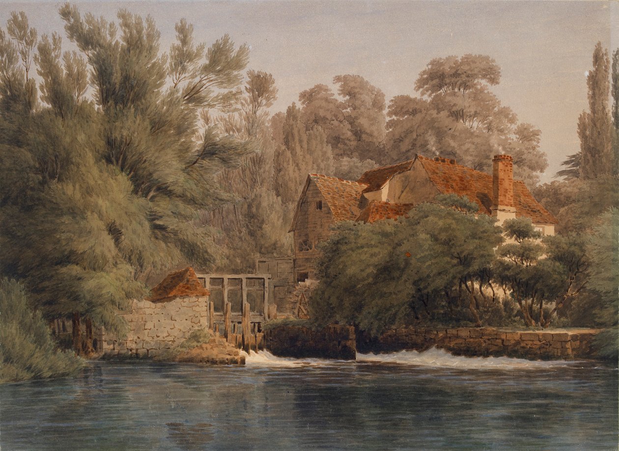 Młyn Iffleya, ok. 1840 r. autorstwa Joseph Mallord William Turner