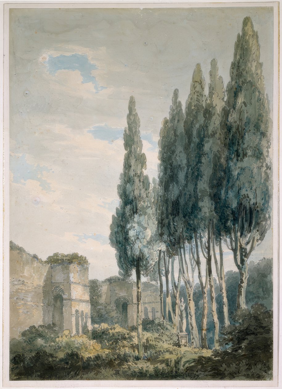 W Ogrodach Ludovisi, Rzym autorstwa Joseph Mallord William Turner