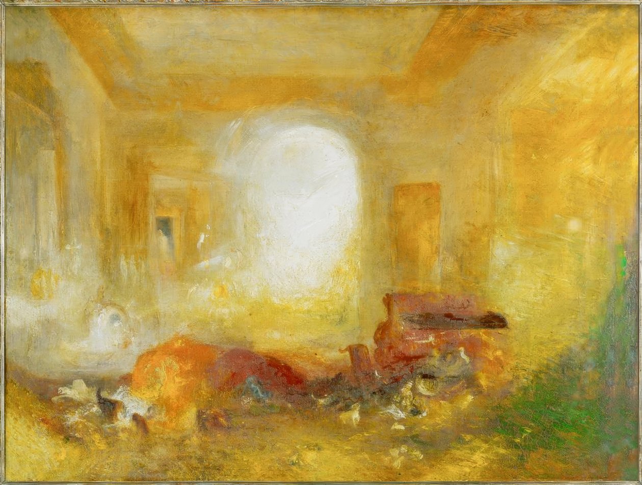 Wnętrze w Petworth autorstwa Joseph Mallord William Turner