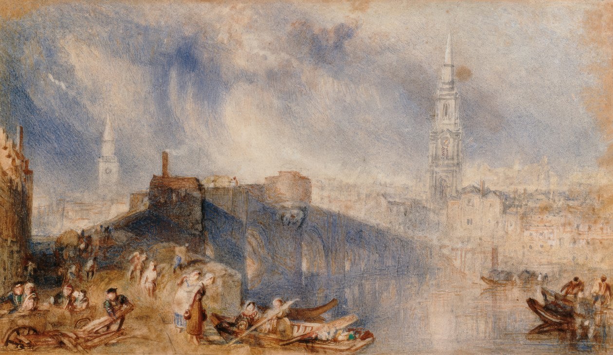 Inverness, zza rzeki Ness autorstwa Joseph Mallord William Turner