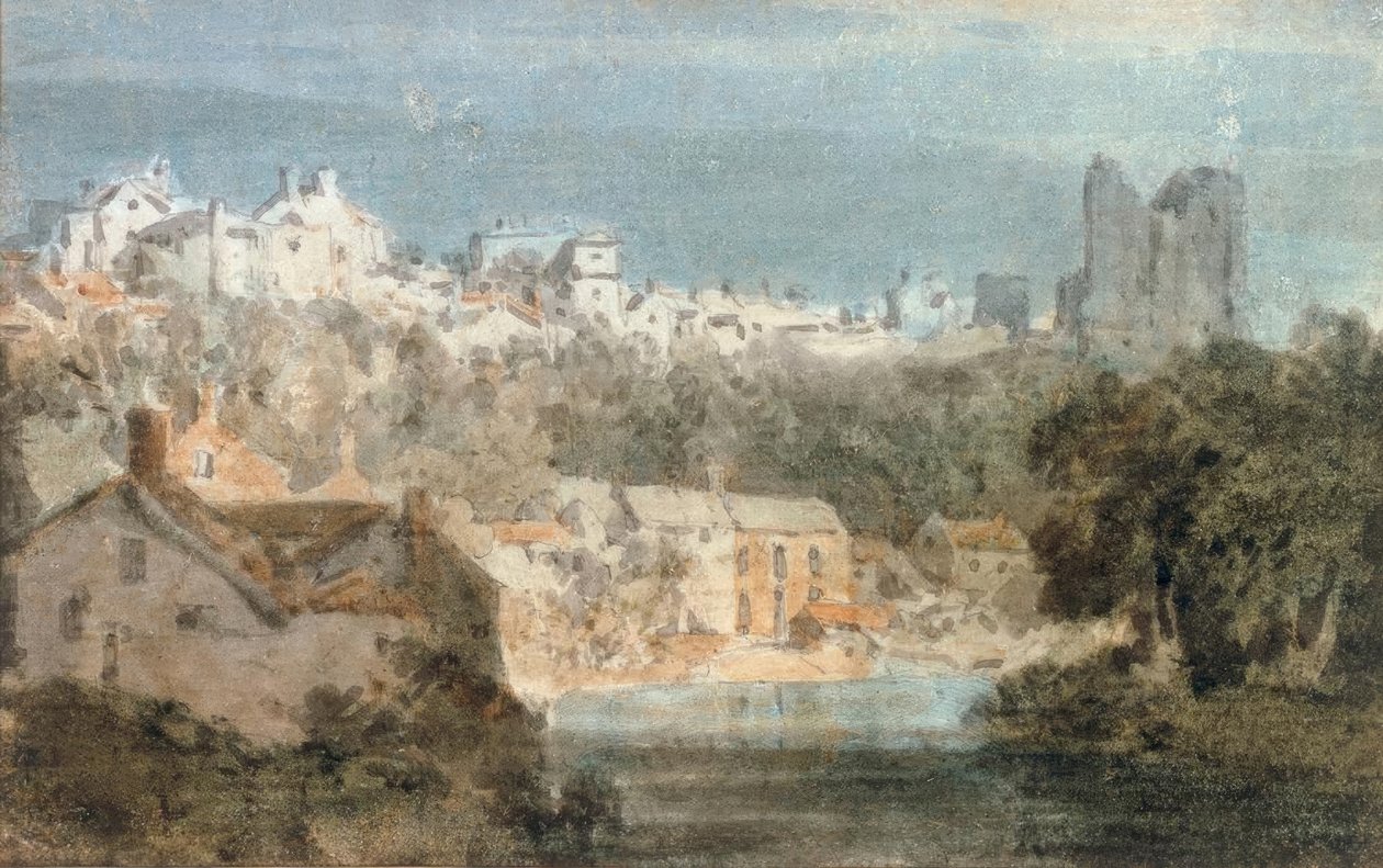 Zamek Knaresborough, Yorkshire autorstwa Joseph Mallord William Turner