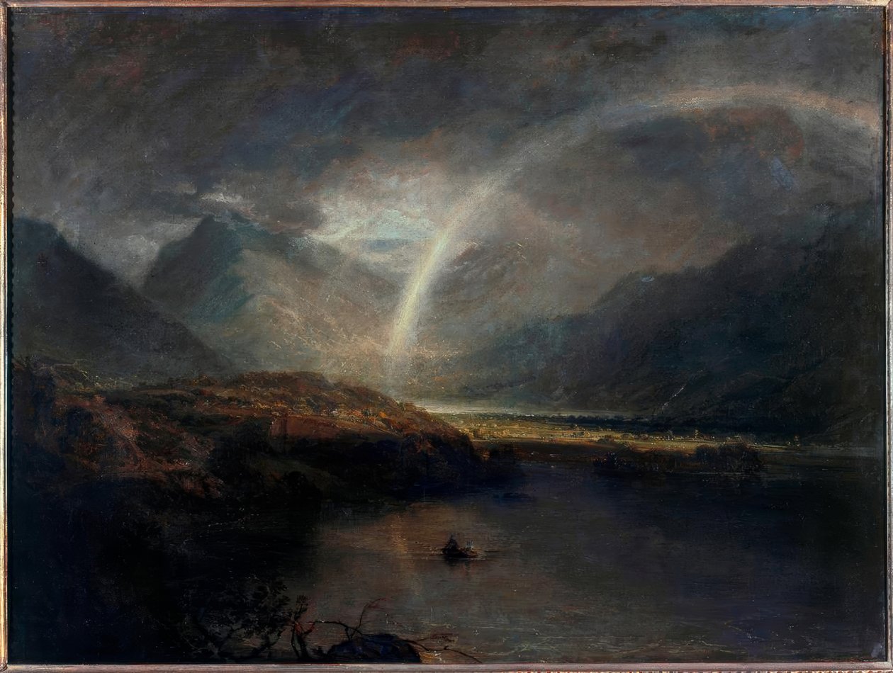 Jezioro Buttermere, część Cromackwater, Cumberland, prysznic autorstwa Joseph Mallord William Turner