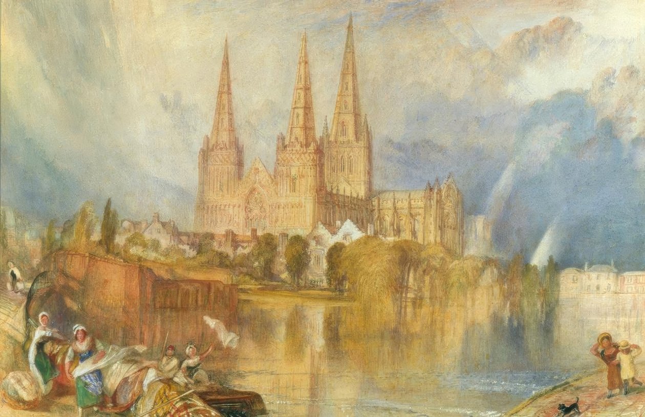 Lichfield, Staffordshire autorstwa Joseph Mallord William Turner