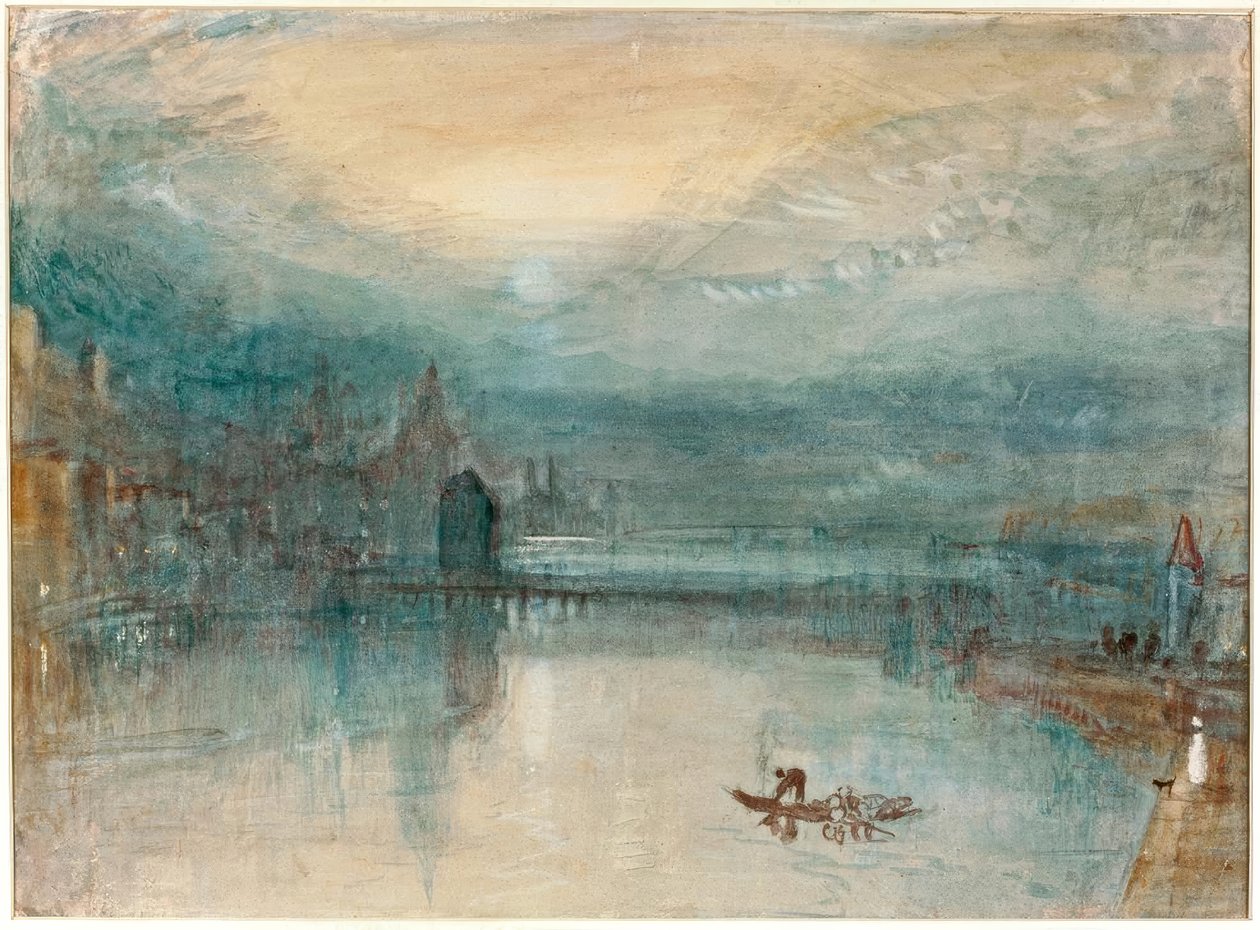 Lucerna przy świetle księżyca autorstwa Joseph Mallord William Turner