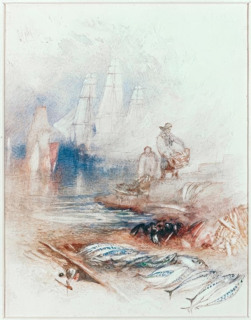 Makrela na plaży autorstwa Joseph Mallord William Turner