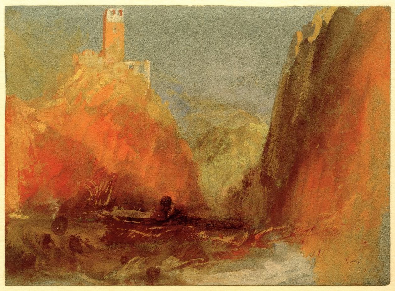 Mozela(?) autorstwa Joseph Mallord William Turner