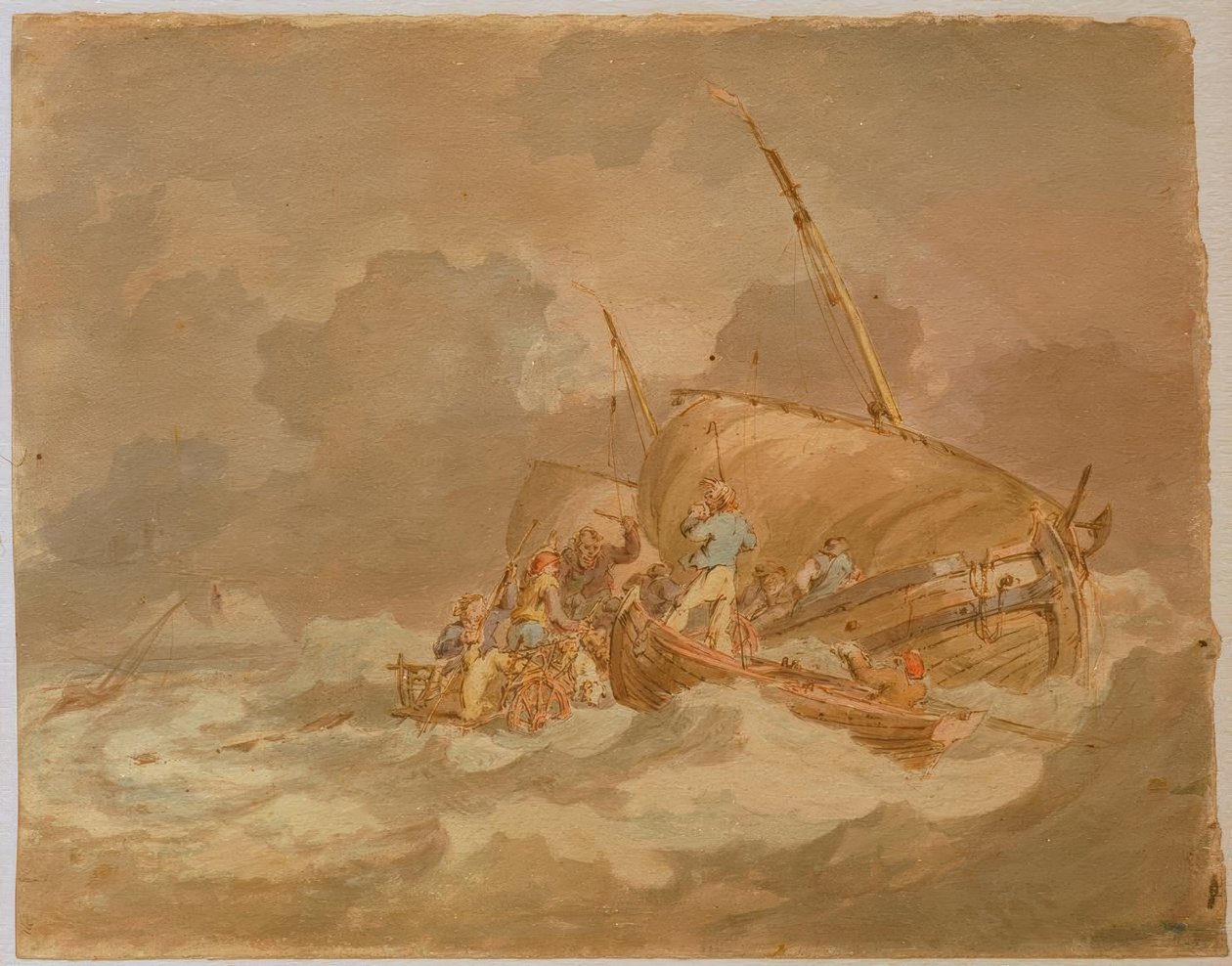Żeglarze dostają świnie na pokład autorstwa Joseph Mallord William Turner