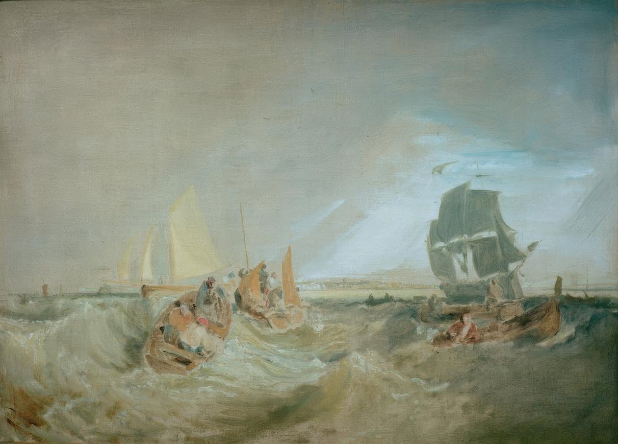 Wysyłka u ujścia Tamizy autorstwa Joseph Mallord William Turner