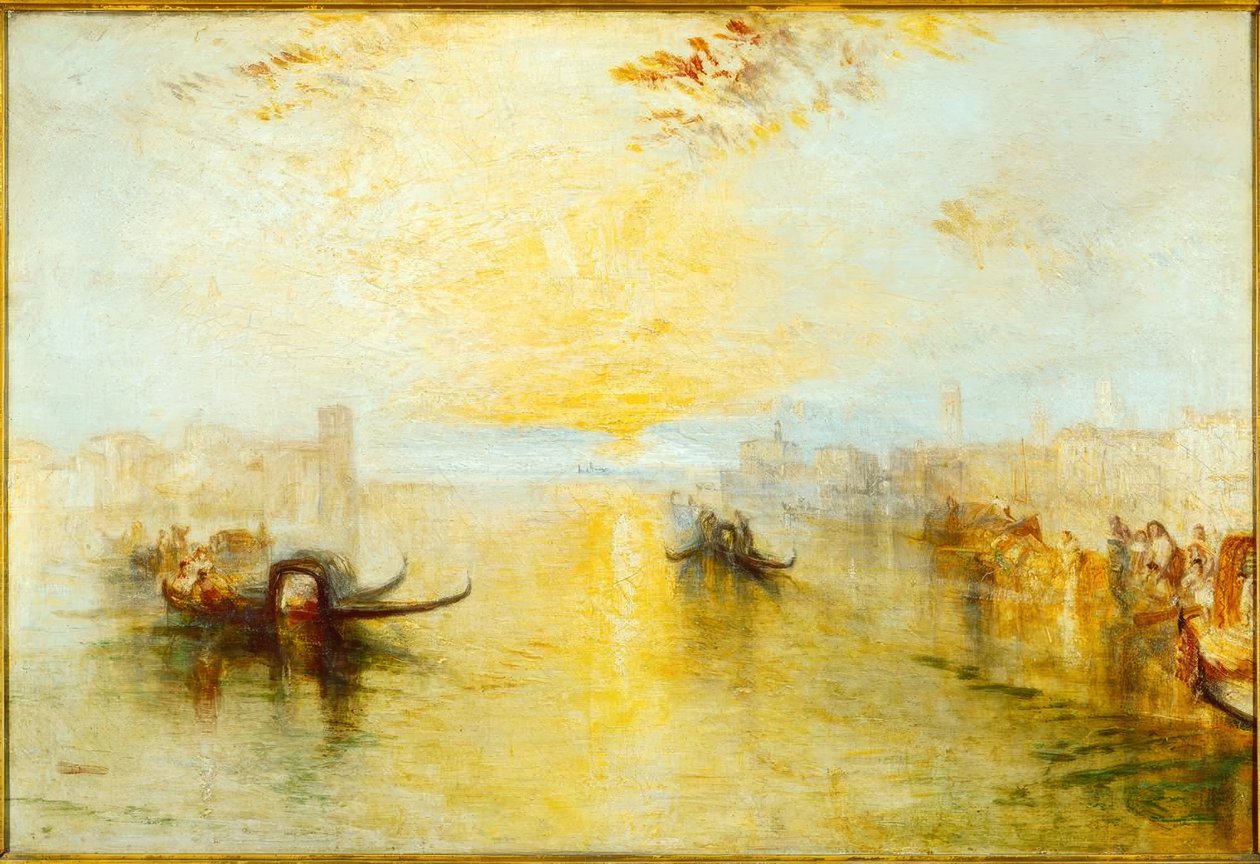 Św. Benedetto, patrzący w kierunku Fusina autorstwa Joseph Mallord William Turner
