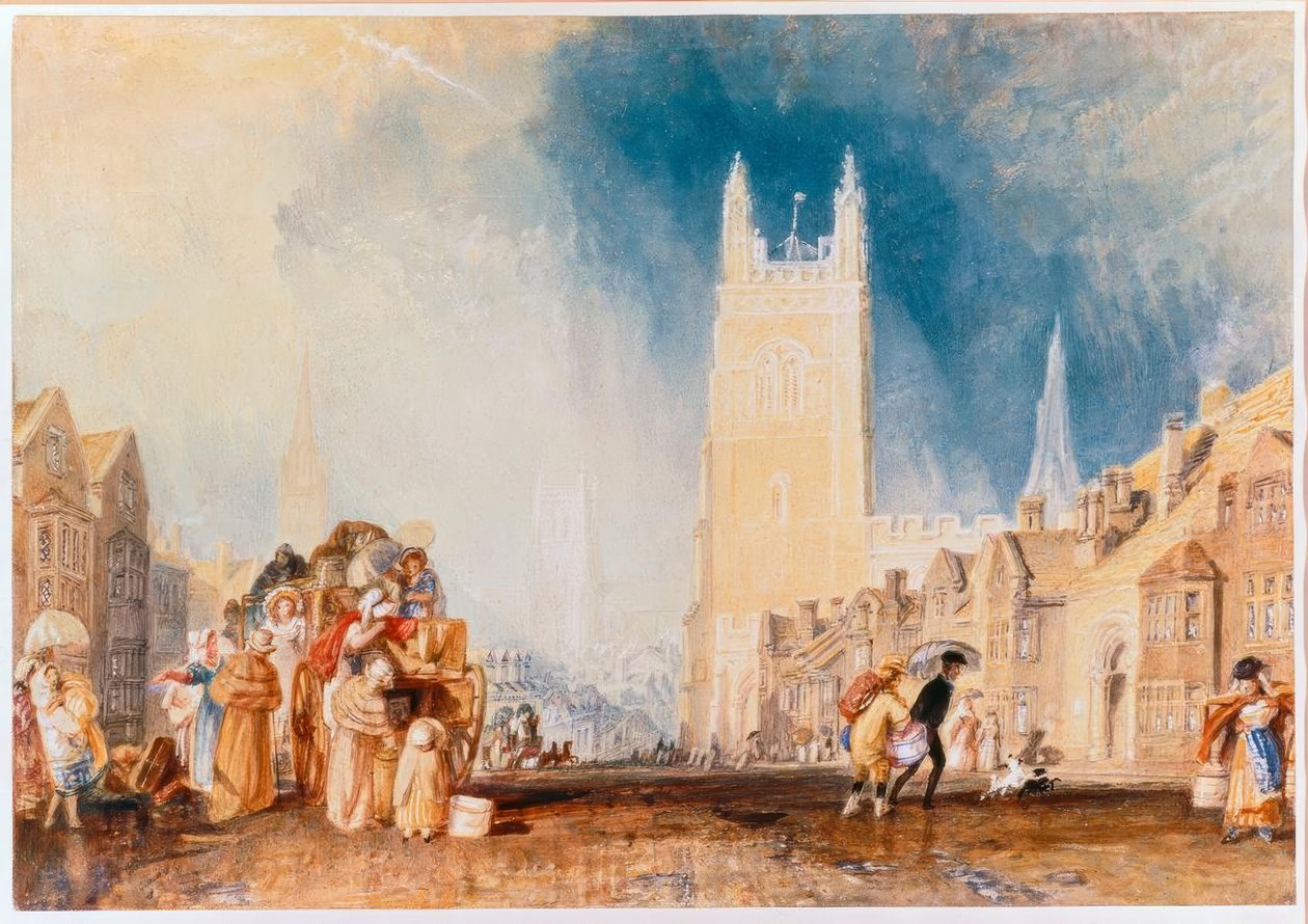 Stamford, Lincolnshire autorstwa Joseph Mallord William Turner