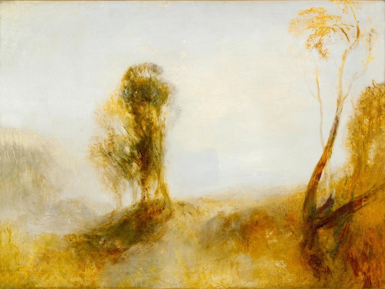 Wschód słońca: zamek nad zatoką autorstwa Joseph Mallord William Turner