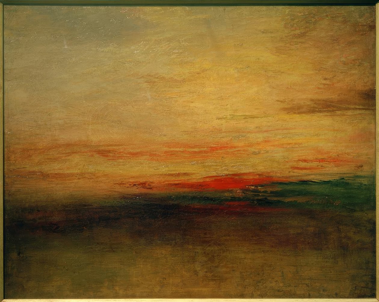 Zachód słońca(?) autorstwa Joseph Mallord William Turner