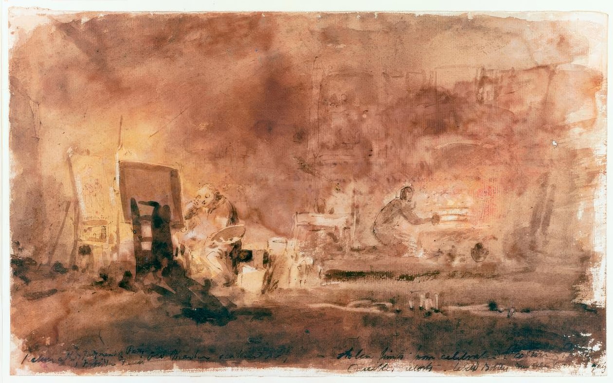 Pracownia Artysty autorstwa Joseph Mallord William Turner