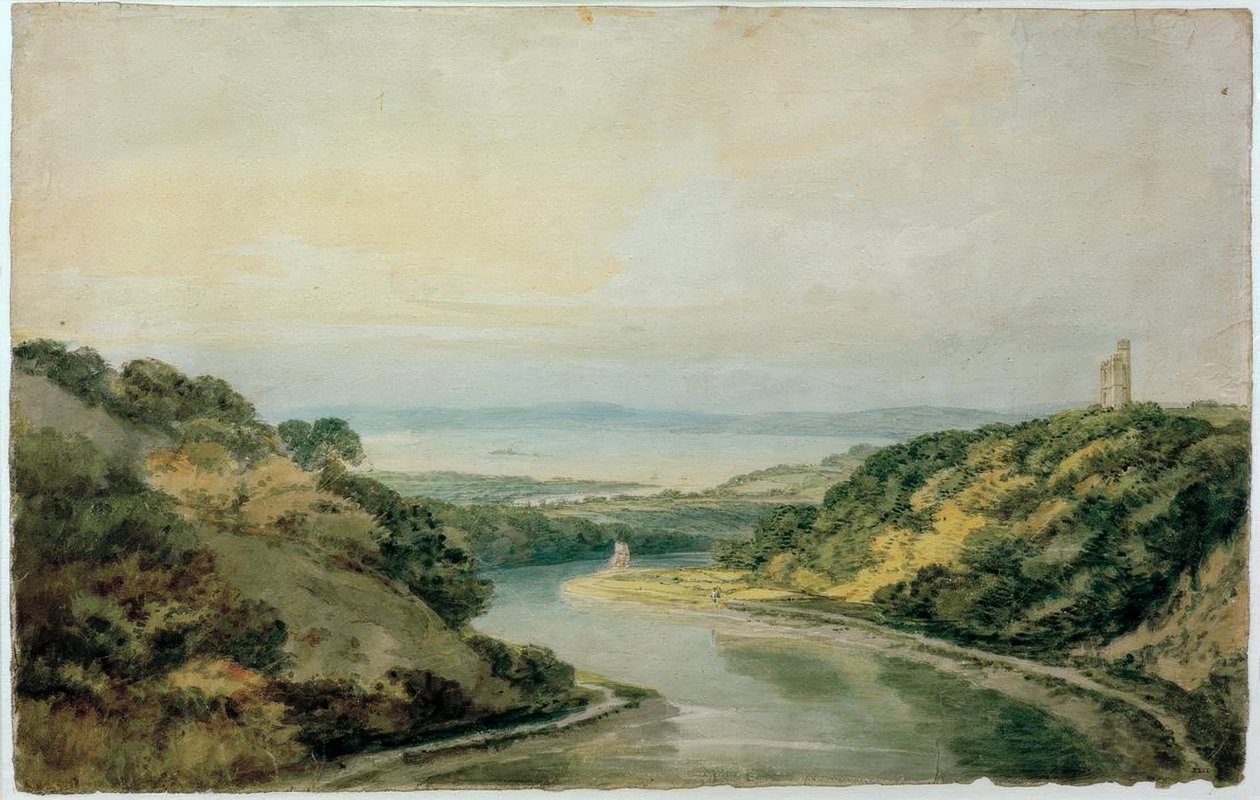 Wąwóz Avon patrzący w stronę Kanału Bristolskiego z Cooks Folly autorstwa Joseph Mallord William Turner