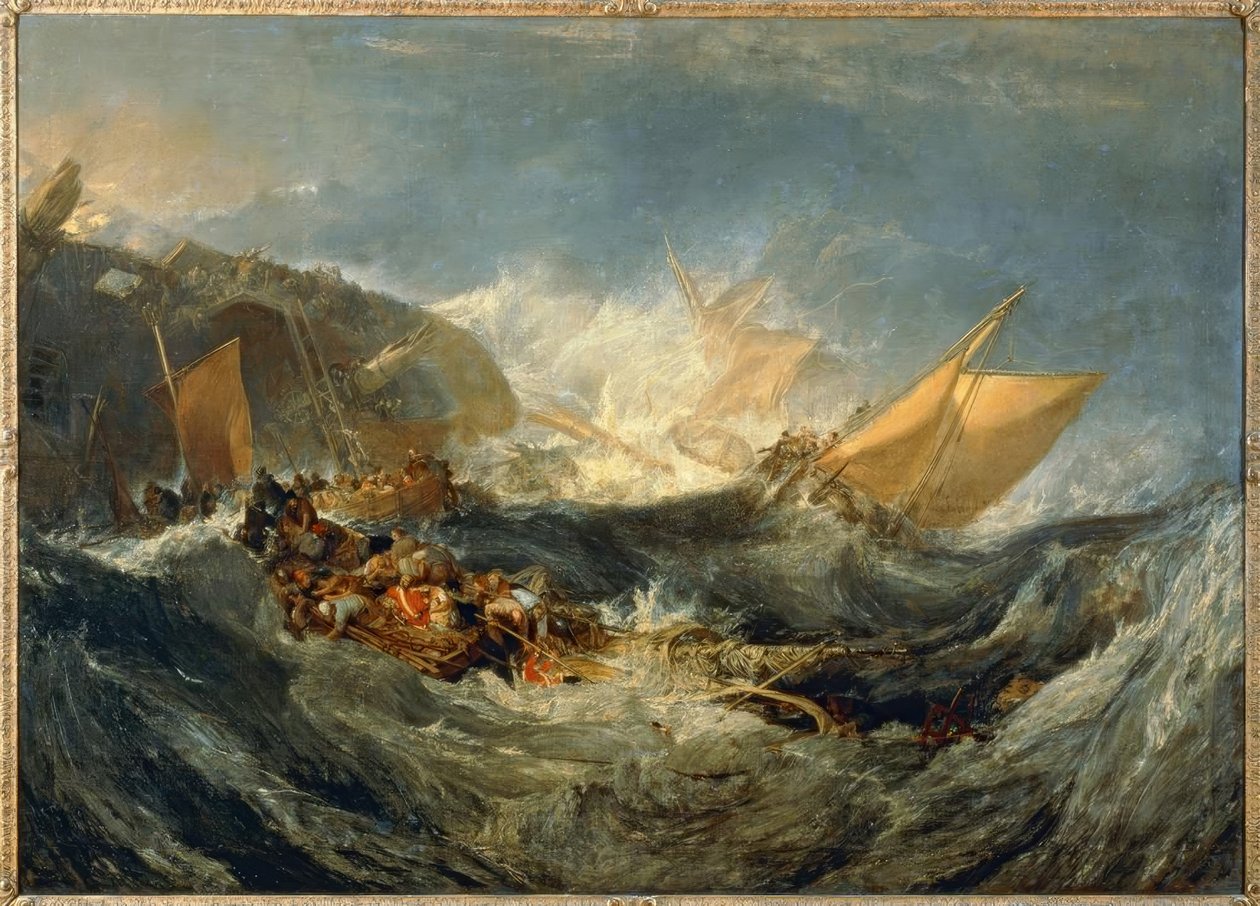 Wrak statku transportowego autorstwa Joseph Mallord William Turner