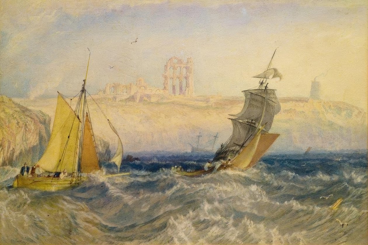 Klasztor Tynemouth autorstwa Joseph Mallord William Turner