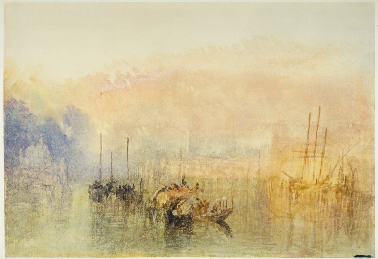 Wenecja, wejście do Grand Canal autorstwa Joseph Mallord William Turner