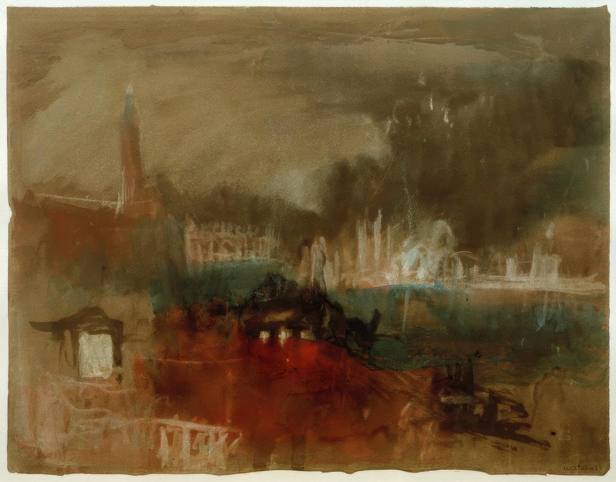 Wenecja: Fajerwerki na Molo autorstwa Joseph Mallord William Turner