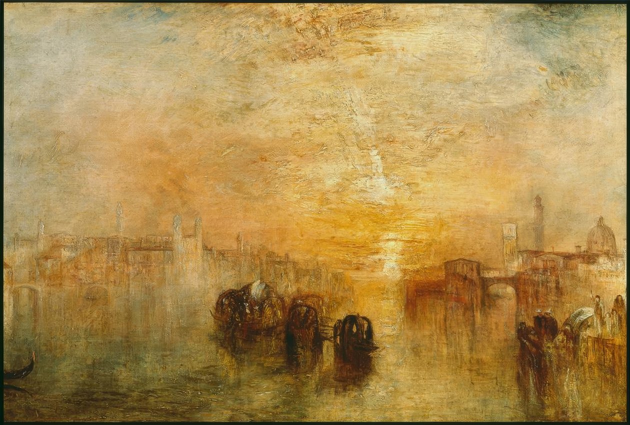 Wenecja: Idąc na bal (San Martino) autorstwa Joseph Mallord William Turner