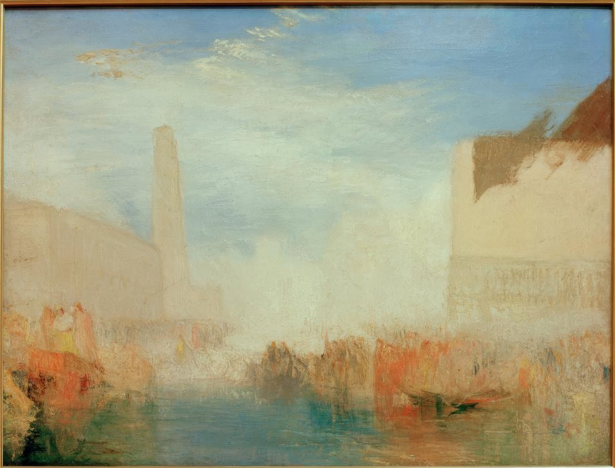 Wenecja: Piazetta z Ceremonią Ślubu Dożów autorstwa Joseph Mallord William Turner