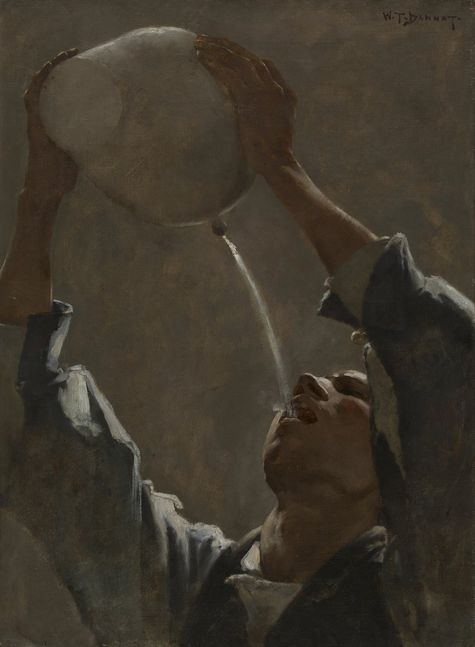 Studium dla „Aragońskiego przemytnika” autorstwa William Turner Dannat