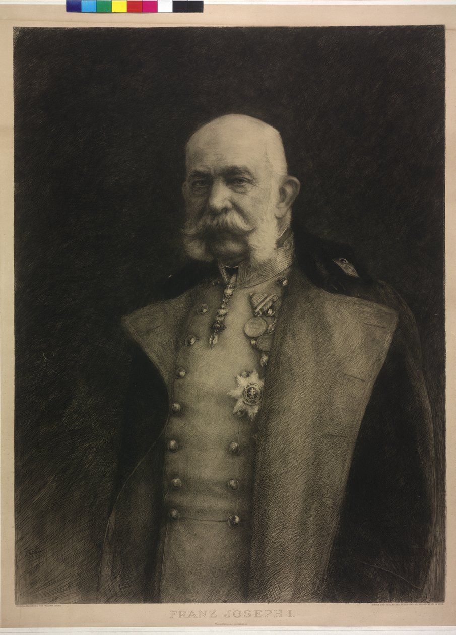 Cesarz Austrii Franciszek Józef I autorstwa William Unger