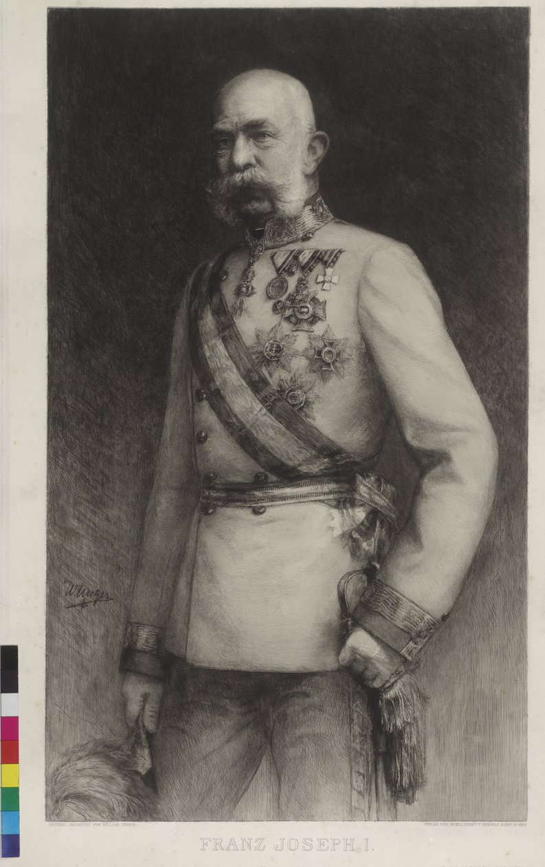 Franciszek Józef I w galowym mundurze marszałka polnego autorstwa William Unger
