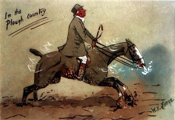 W kraju orki (akwarela na papierze) autorstwa William Verner Longe