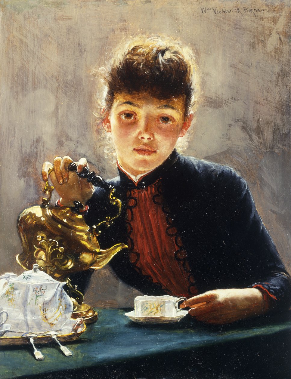 Filiżanka herbaty, autorstwa William Verplanck Birney