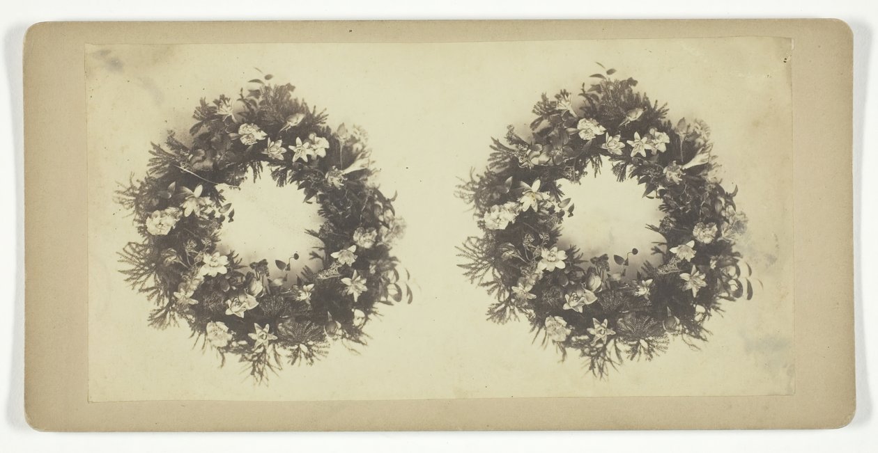 Bez tytułu [wieniec], połowa XIX wieku. autorstwa William W. Culver