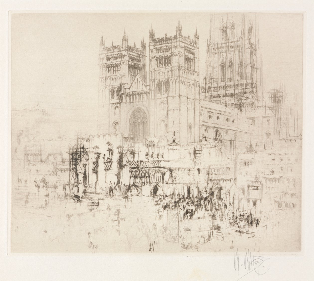 Katedra w Durham autorstwa William Walcot
