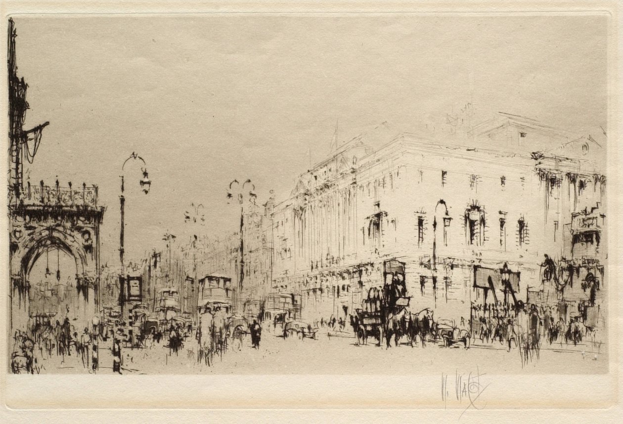 Ulica w Londynie autorstwa William Walcot