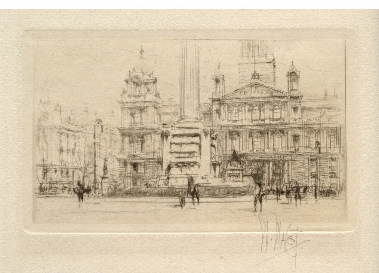 Budynki miejskie, Glasgow autorstwa William Walcot