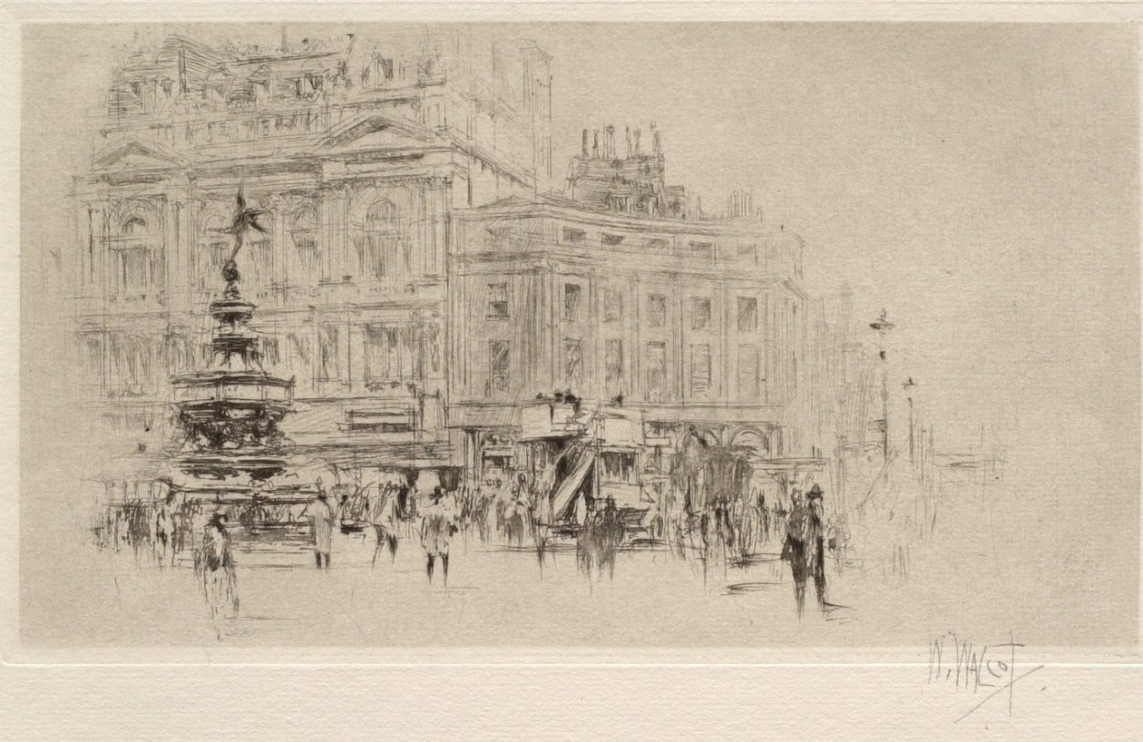 Piccadilly Circus autorstwa William Walcot
