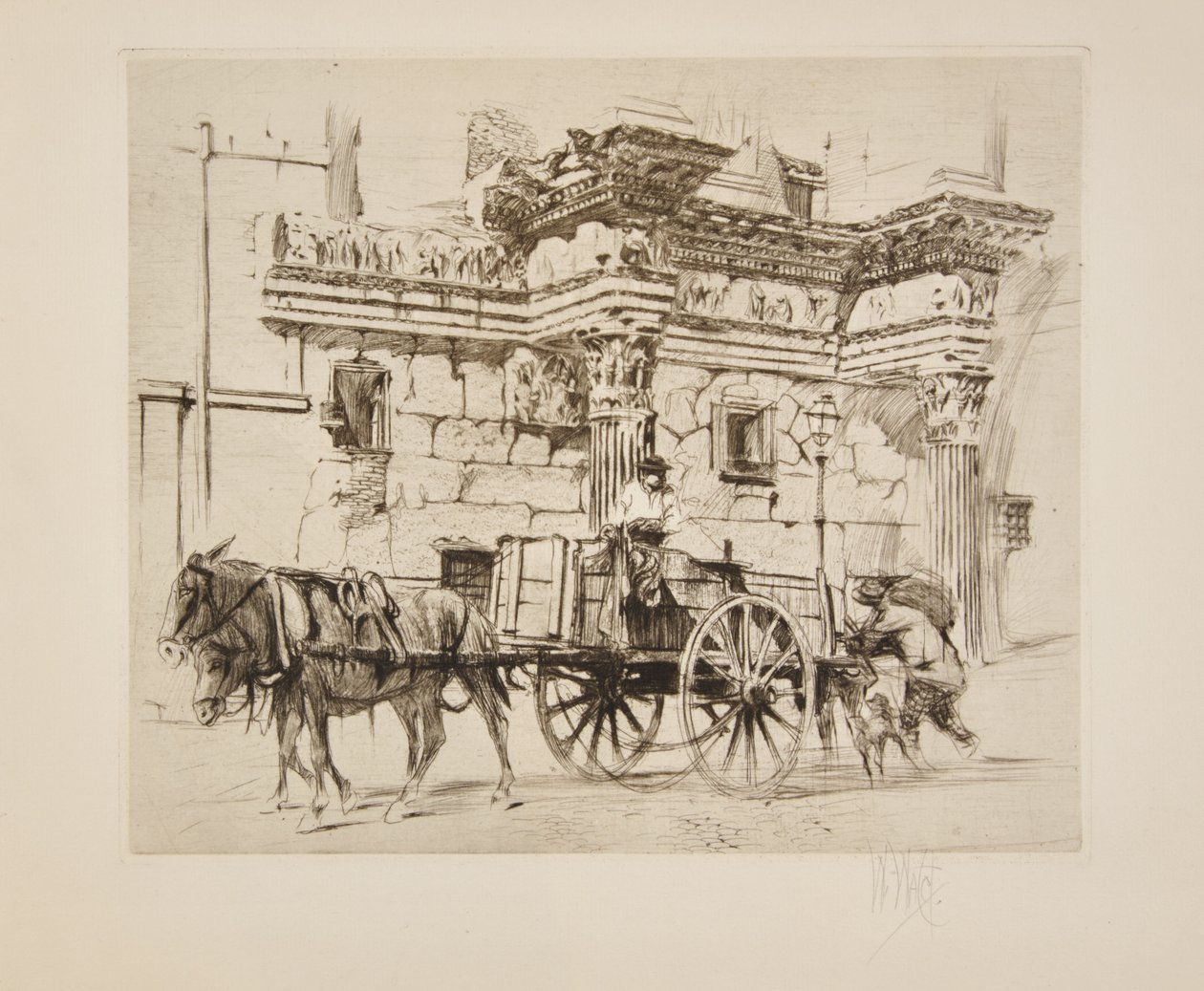 Forum Minerwy autorstwa William Walcot
