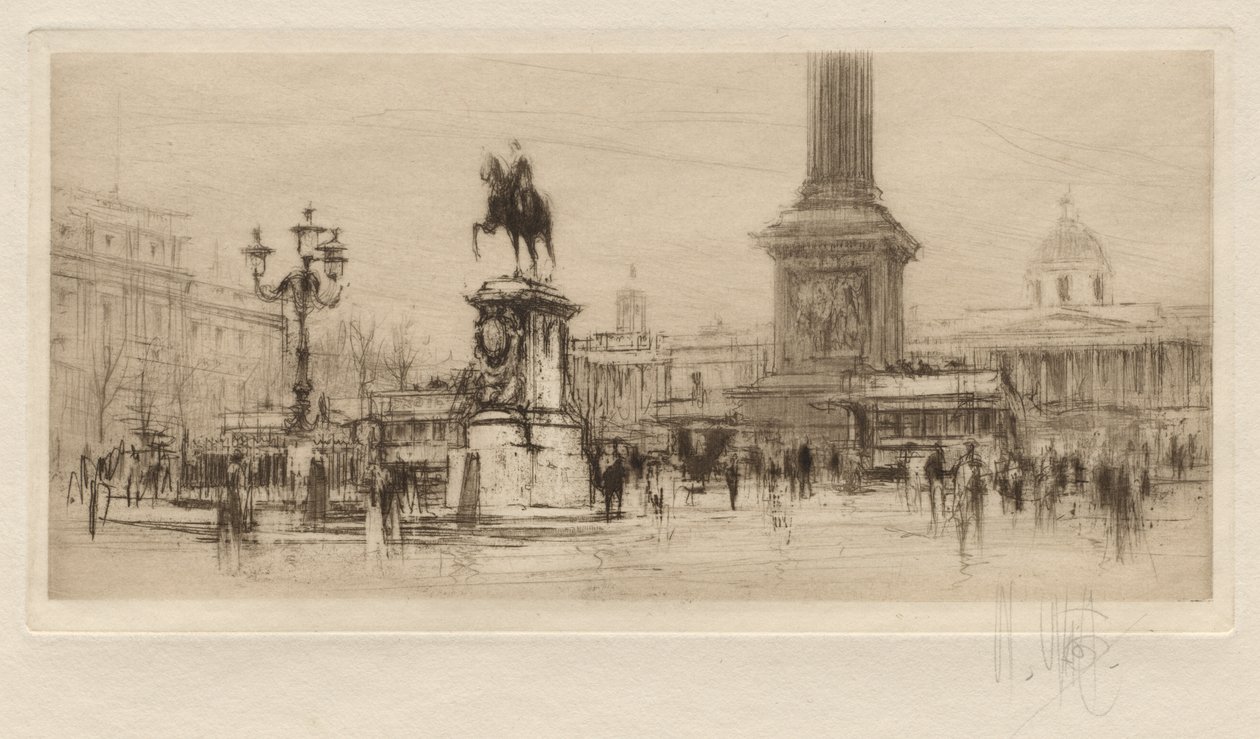 Plac Trafalgarski autorstwa William Walcot