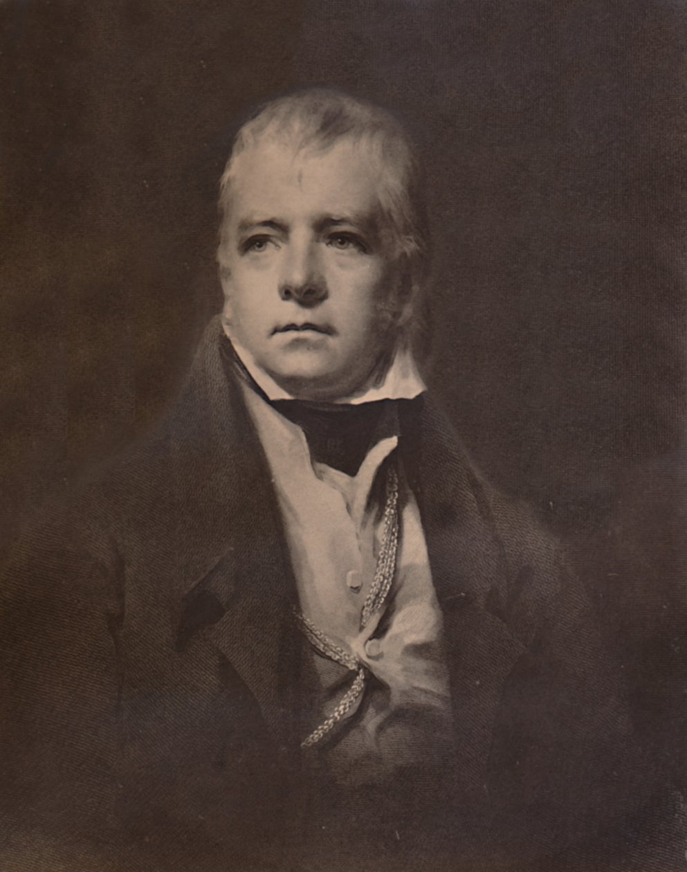 Sir Walter Scott, szkocki powieściopisarz i poeta, c1826 1894 autorstwa William Walker