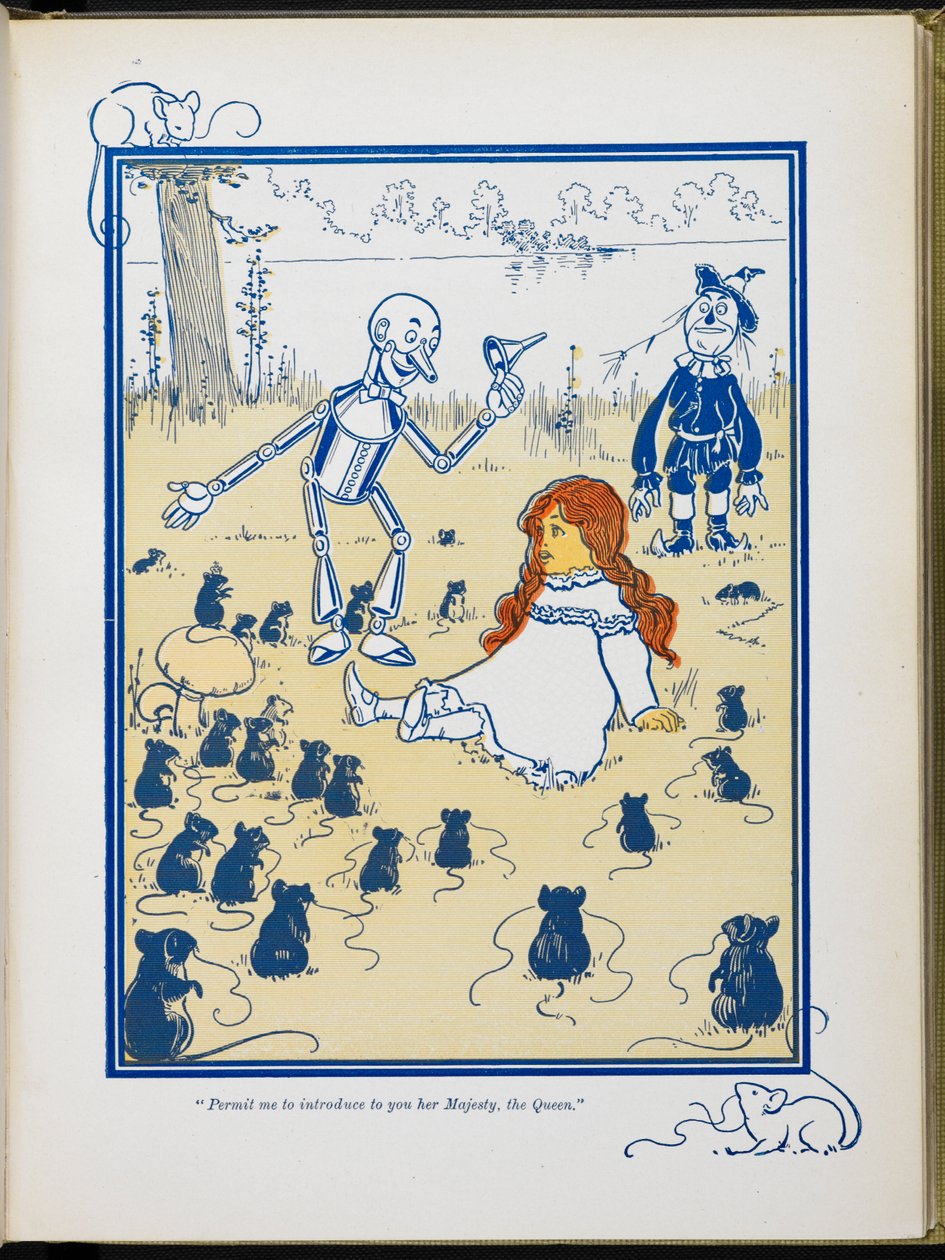 „Pozwólcie, że przedstawię wam Jej Wysokość, Królową”. autorstwa William Wallace Denslow