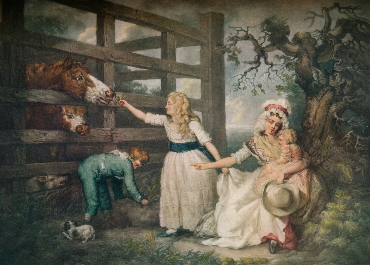 Dzieci współczujące, ok. 1793, 1916 r autorstwa William Ward