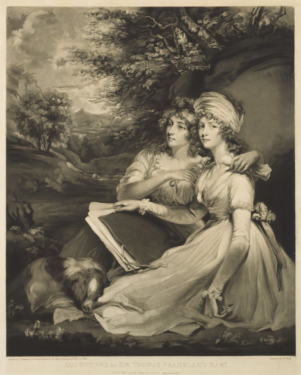 Córki Sir Thomasa Franklanda Barta autorstwa William Ward