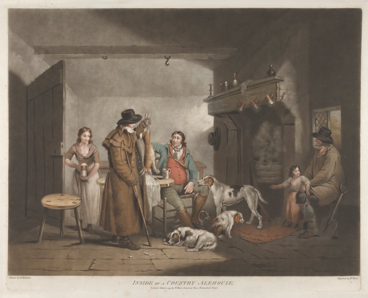 Wewnątrz Country Alehouse autorstwa William Ward